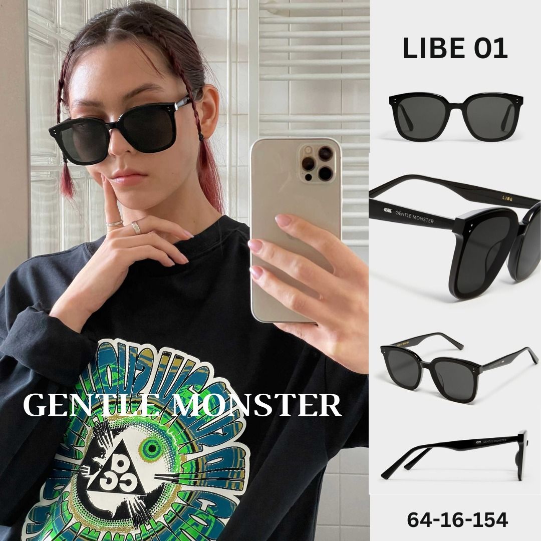 Ready Stock) Libe 01 | Gentle Monster Sunglasses |64-16-154
