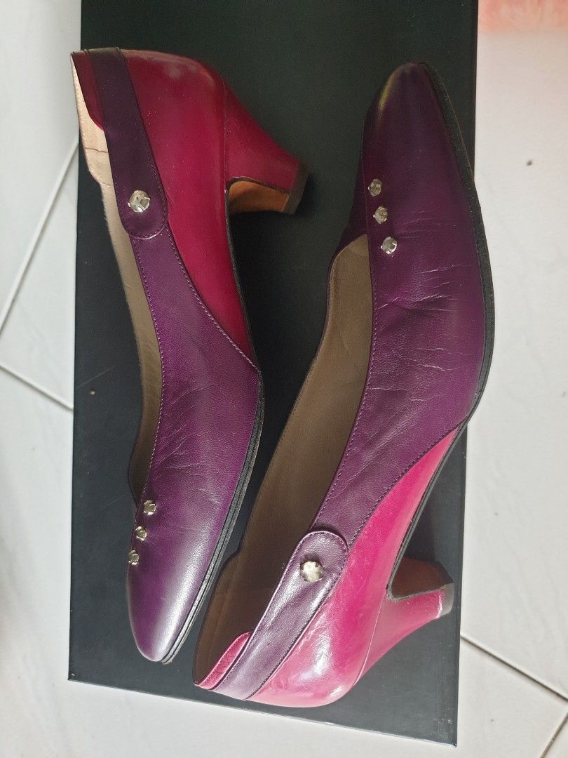 Red and purple heels sale
