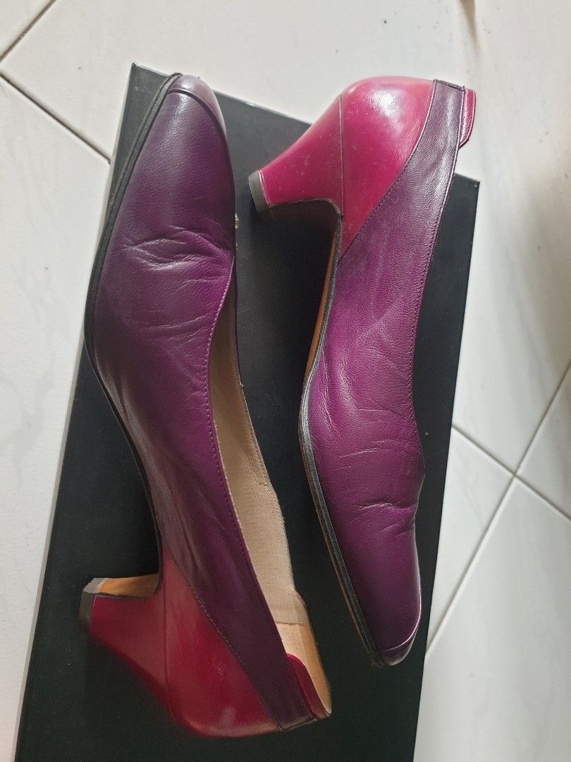 Red and purple heels sale
