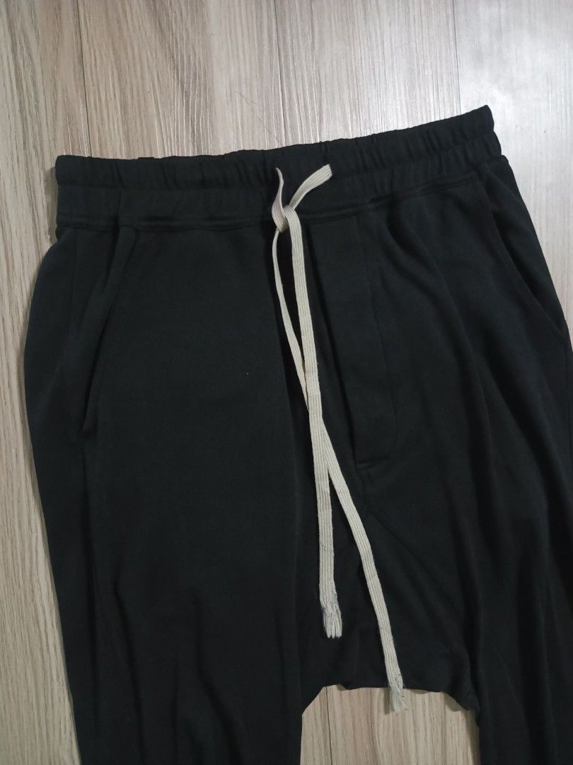 Rick owens 2025 drop crotch joggers