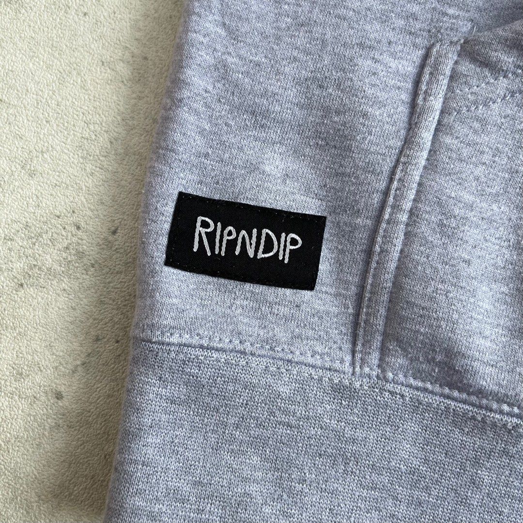 ripndip tangled hoodie grey
