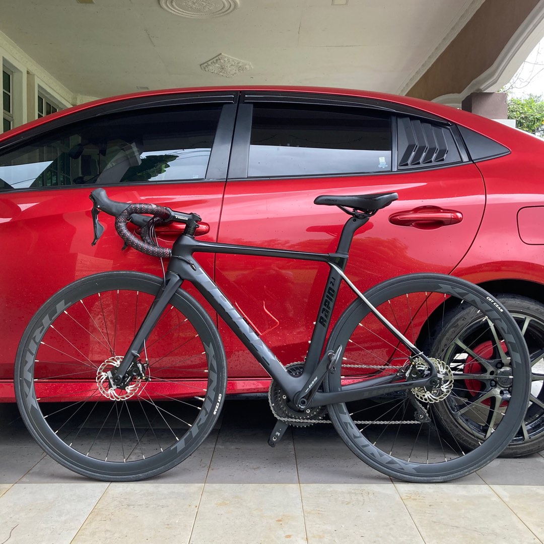 Roadbike Trinx Rapid 2.1 Carbon Sports Equipment Bicycles Parts Bicycles on Carousell