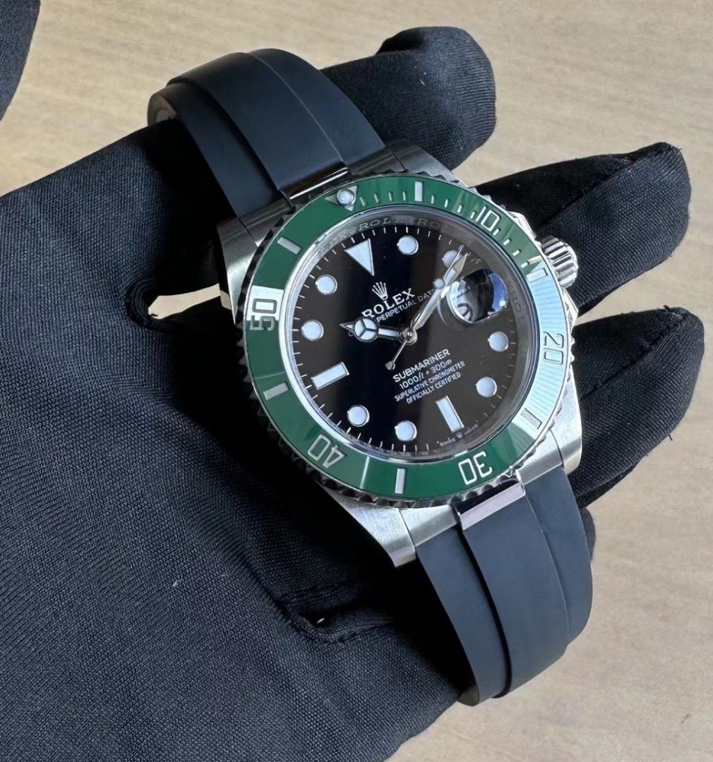ROLEX Submariner 41mm Oysterflex Rubber Watch Strap