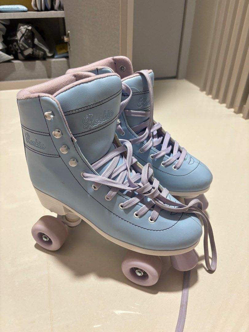 Rookie bubblegum shop quad roller skates