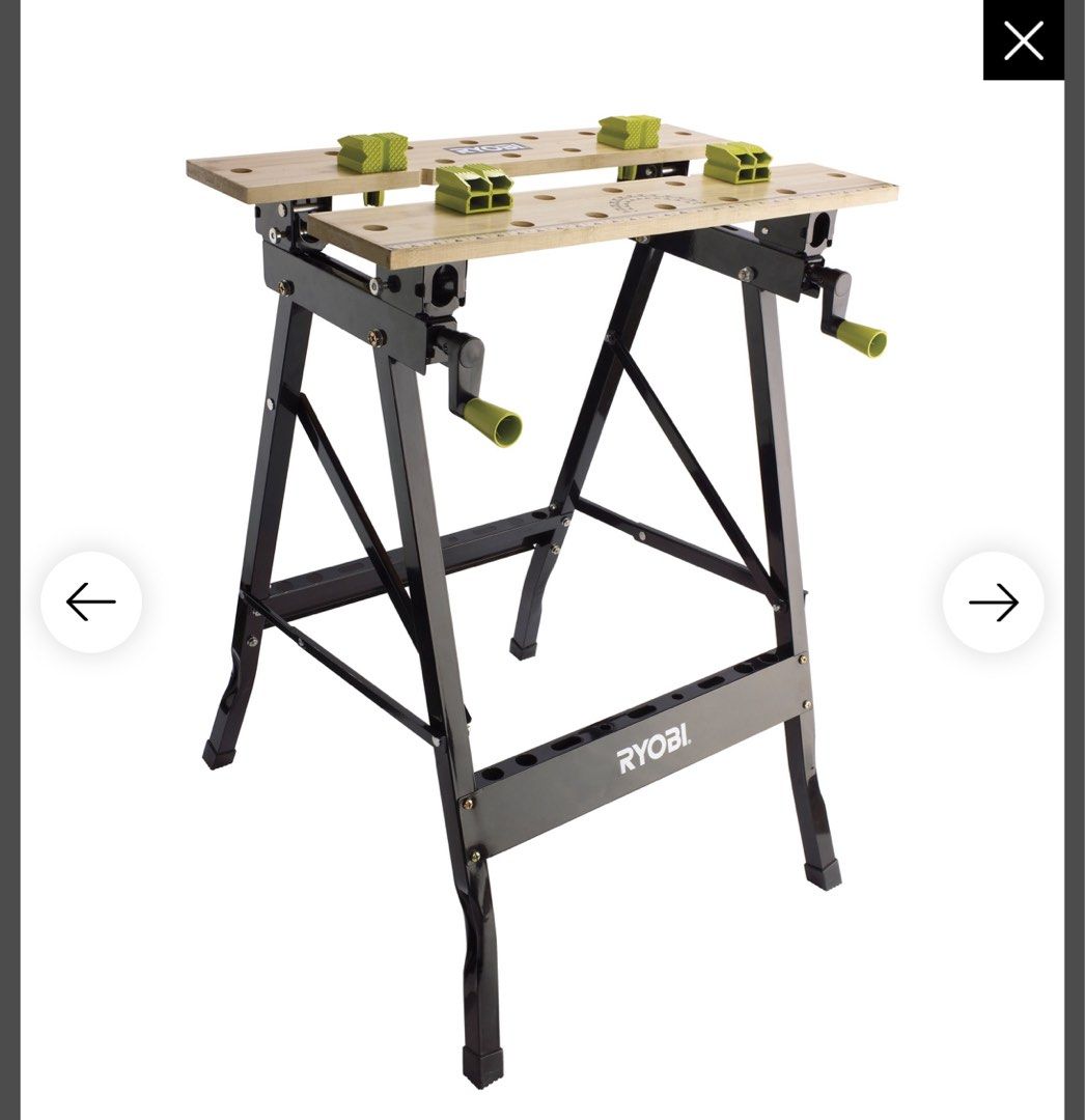 Ryobi folding workbench, Furniture & Home Living, Home Improvement & Organisation, Home