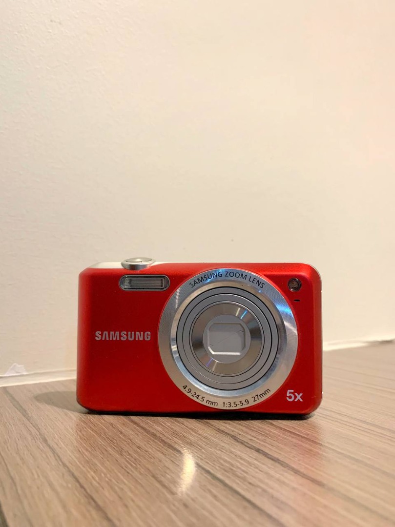Samsung ES60 Digital Camera (Red), Photography, Cameras on Carousell image.