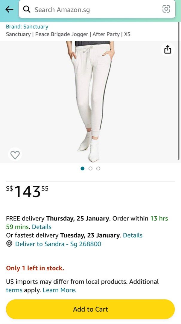 Sanctuary peace brigade sport jogger on sale