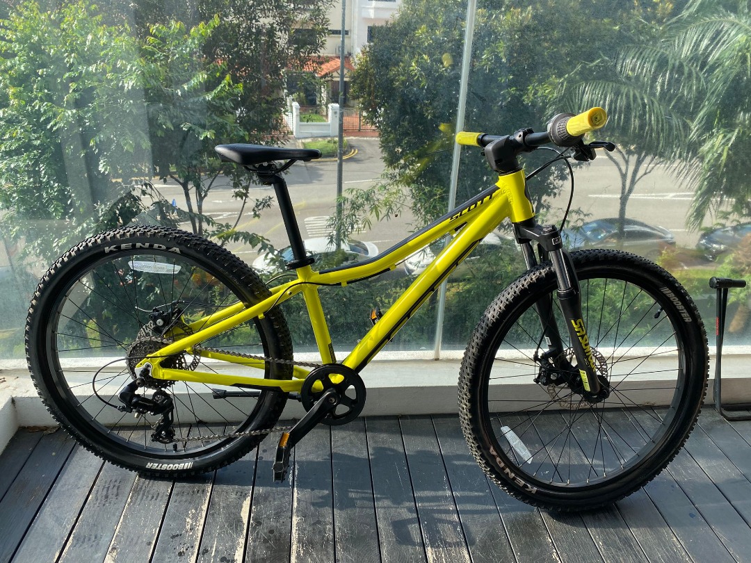 Scott scale 24 disc yellow bike online
