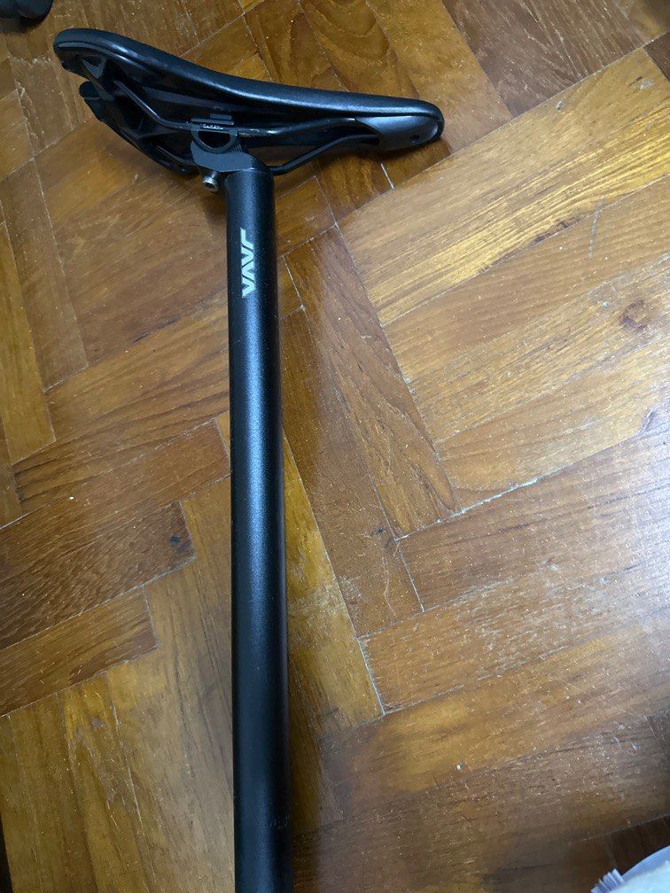 Java original Seat pole and saddle seat, Sports Equipment, Bicycles