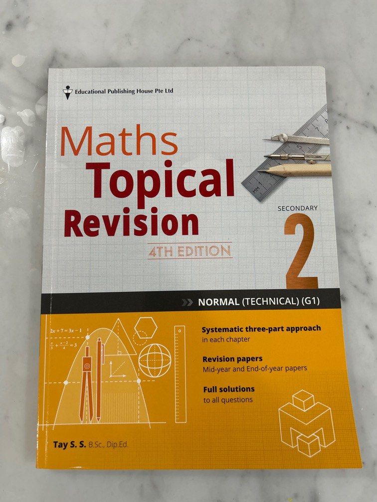 Sec 2 maths topical revision nt hobbies toys books magazines