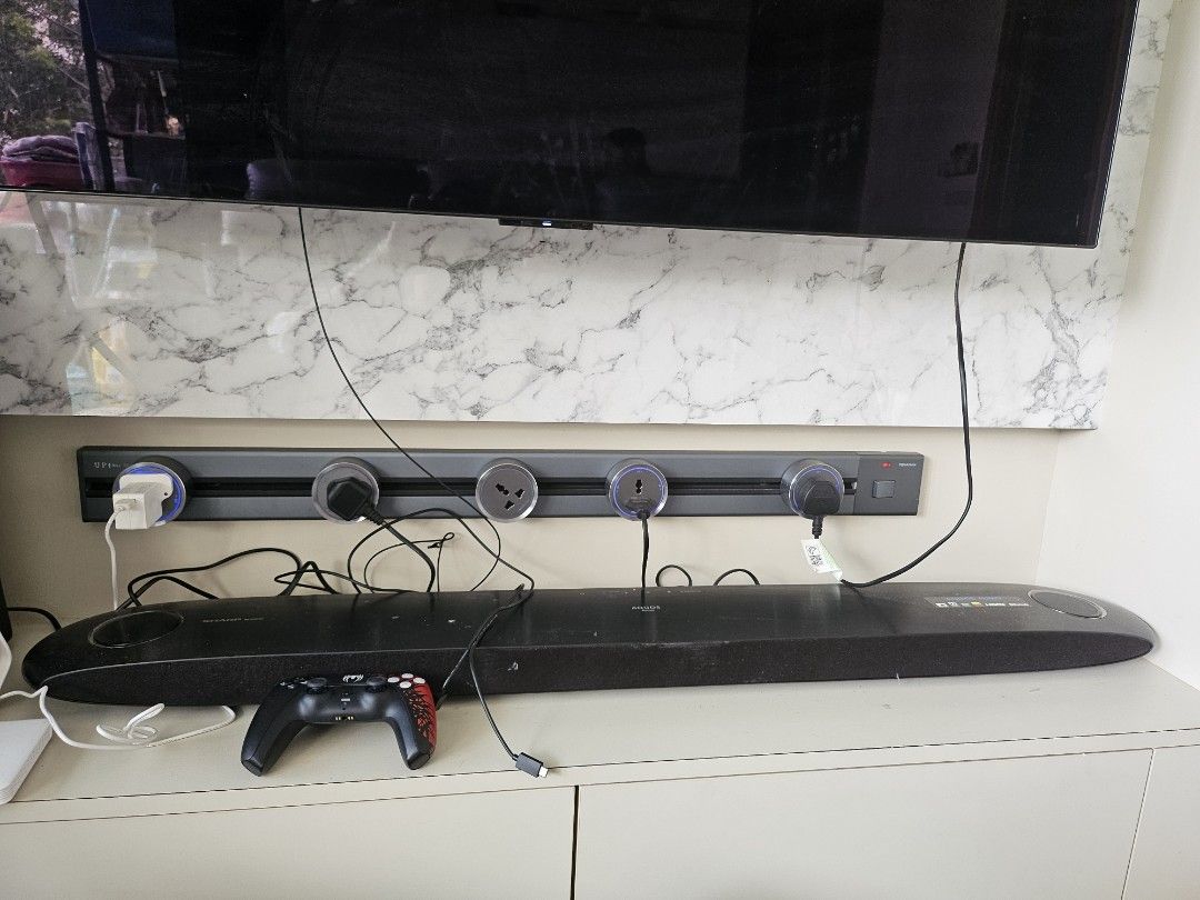 Sharp aquos sound bar with wireless sub, Audio, Soundbars, Speakers