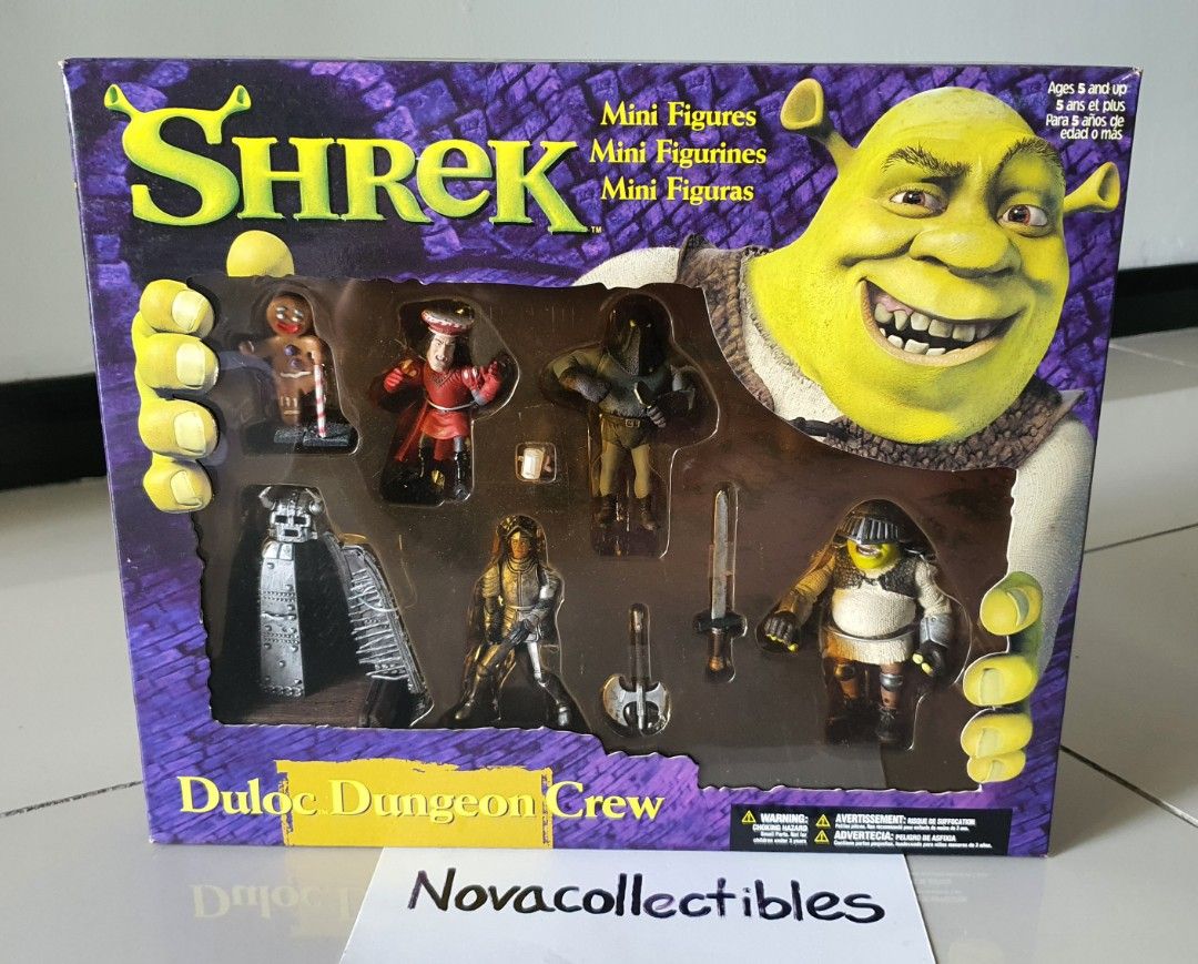 Shrek 3 inch set of 4 box minifigures McFarlane toys Spawn
