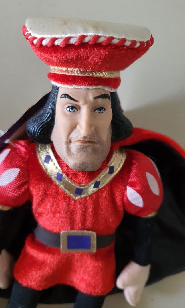 Shrek Gingerbread man Princess Fiona Lord Farquaad plush set of 4 Spawn