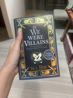 SIGNED If We Were Villains Hardcover