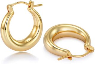 Gold hoops outlet sale