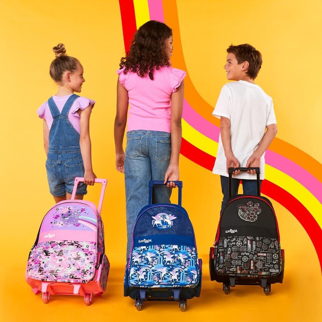 Smiggle trolley Backpack Babies Kids Babies Kids Fashion on