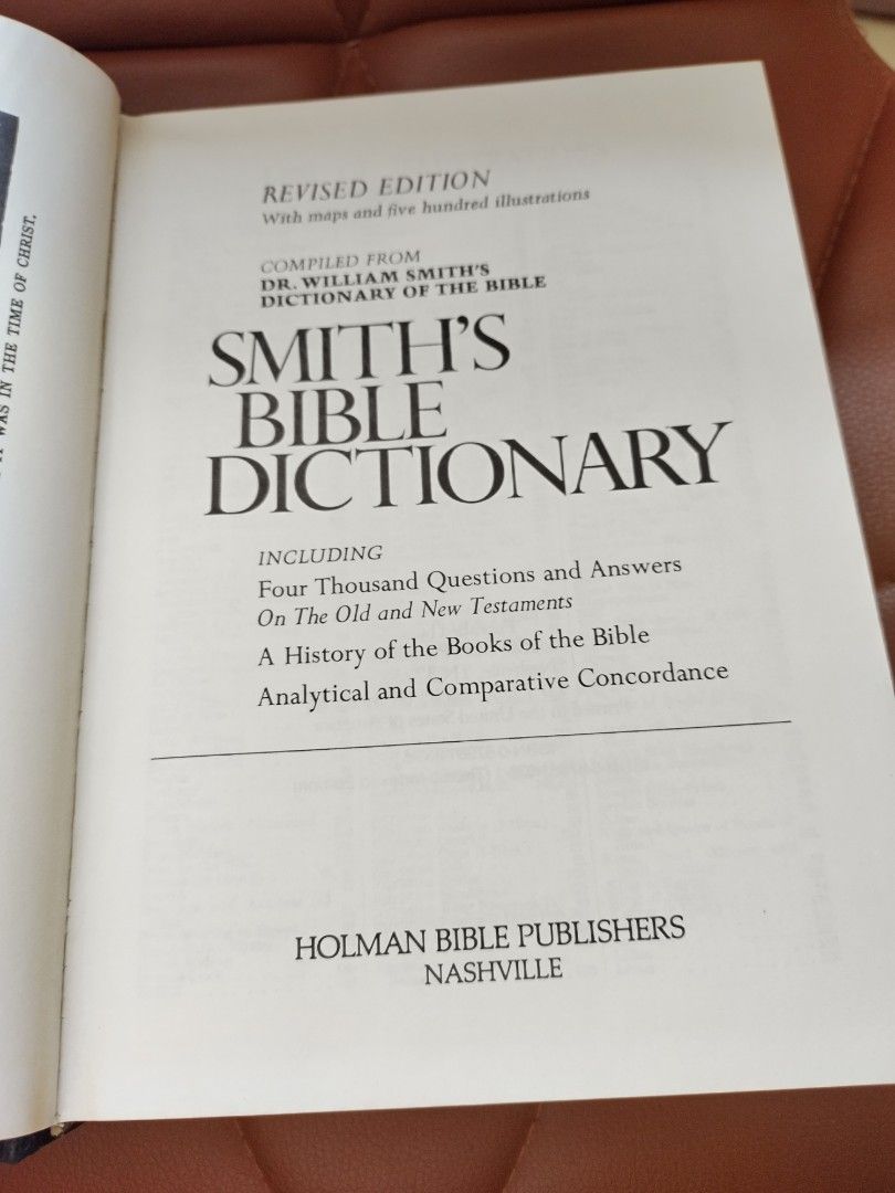 Smith Bible Dictionary (Category: Religion Books) located in Orani. Submitted by sulitdeals1215 (Listing ID 1279482088, Image 3). Description: .