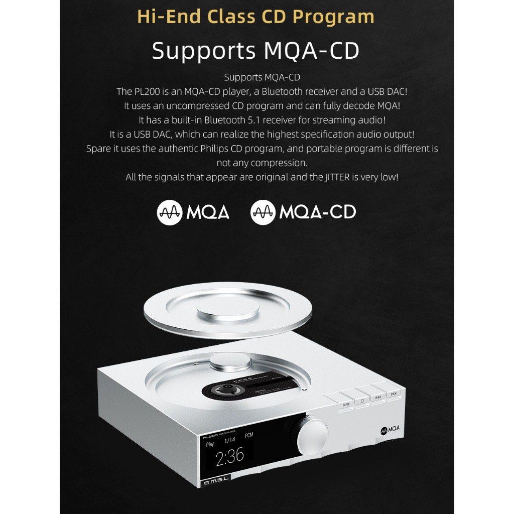 SMSL PL200 CD Player, Audio, Other Audio Equipment on Carousell