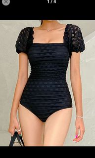 SHEIN Zipper Front One Piece Swimsuit