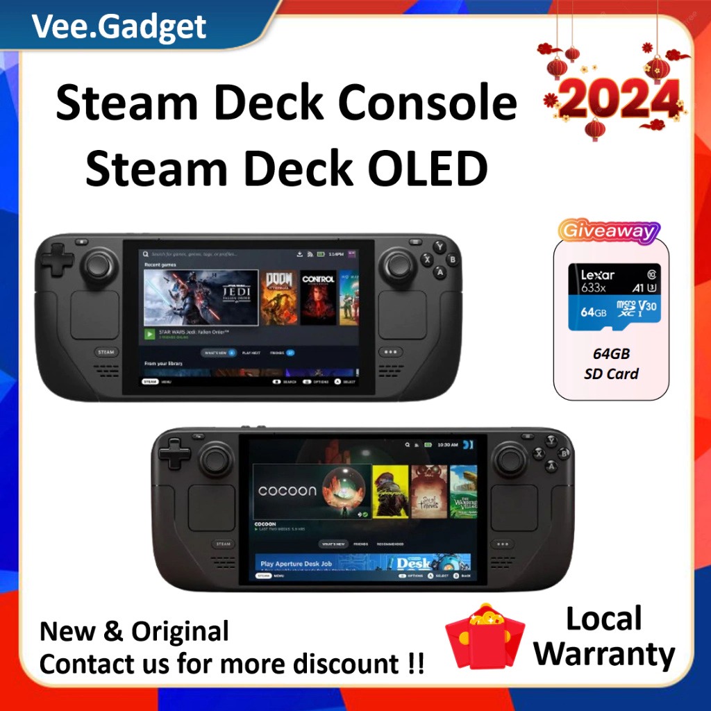 Steam Deck Handheld Gaming Console / Steam Deck Oled Steamdeck Handheld