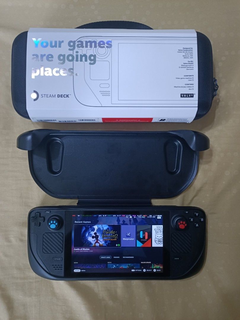 Steam Deck LCD 1TB + 512GB microSD + Bonus, Video Gaming, Video 