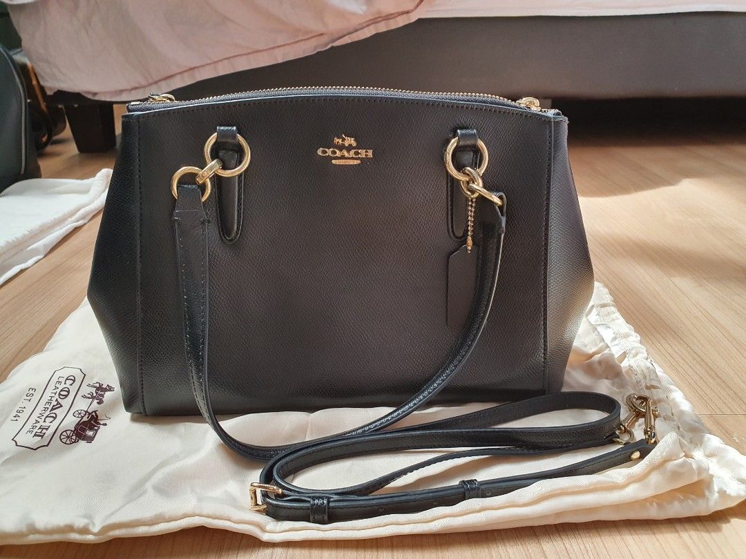 All black clearance coach bag