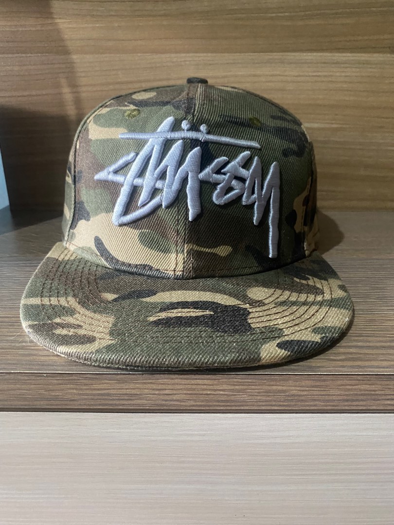 Stussy camo hot sale cap