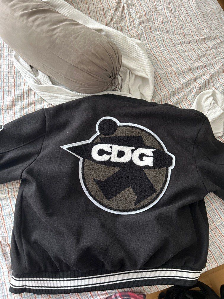 Cdg sales varsity jacket