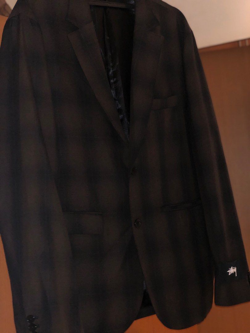 Stussy sport coat plaid hotsell