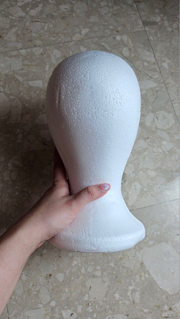 Styrofoam Mannequin Wig Head