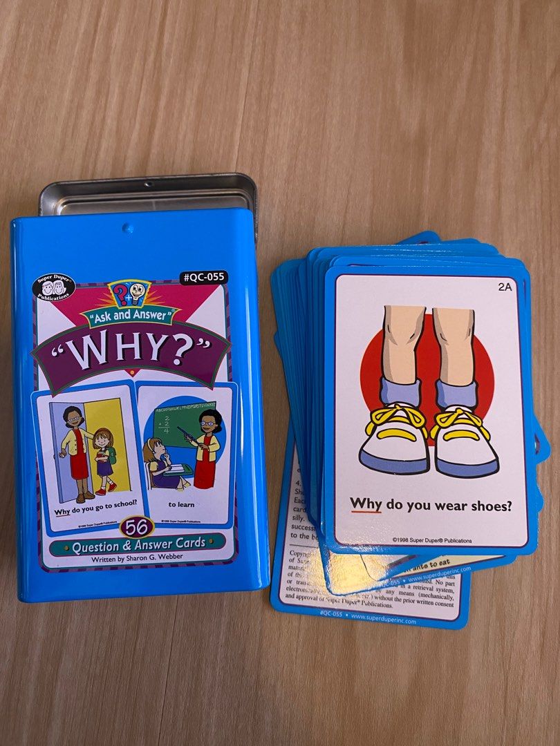 SUPER DUPER Why? 56 Cards set, Hobbies & Toys, Books & Magazines