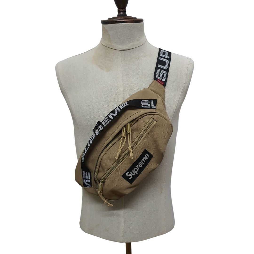 Supreme waist bag shop ss18 on body
