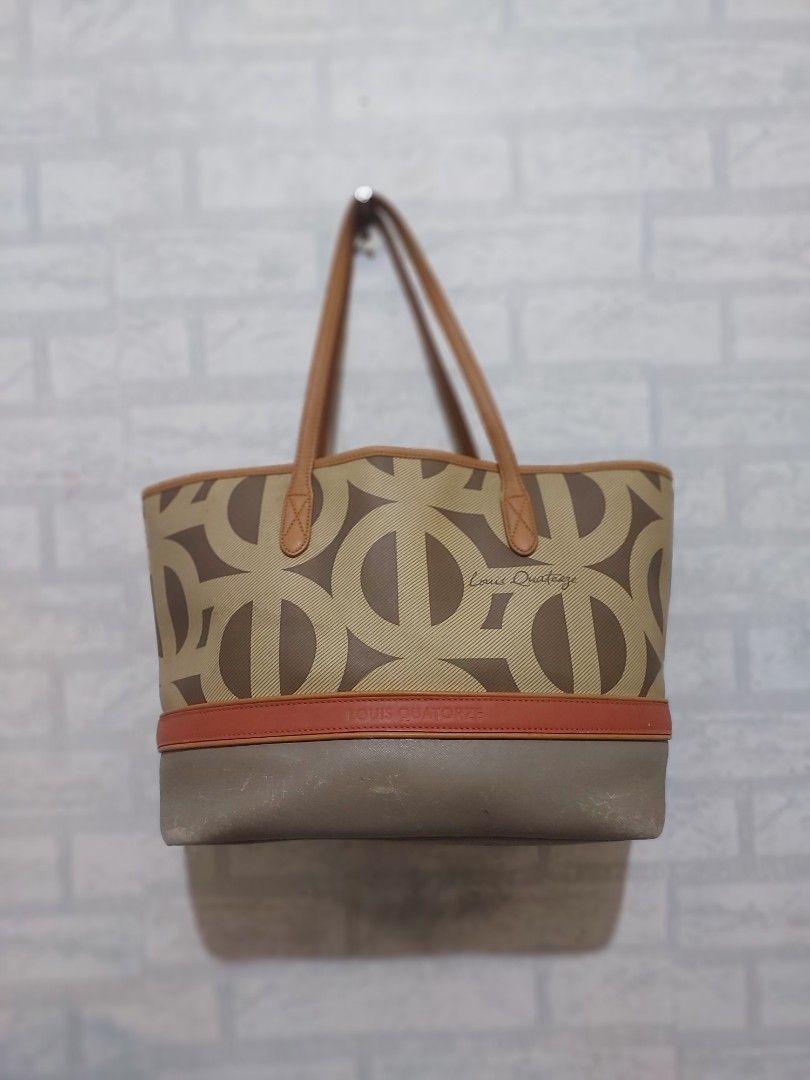 Tas Tote Bag Louis Quatorze Made in Korea, Fesyen Wanita, Tas
