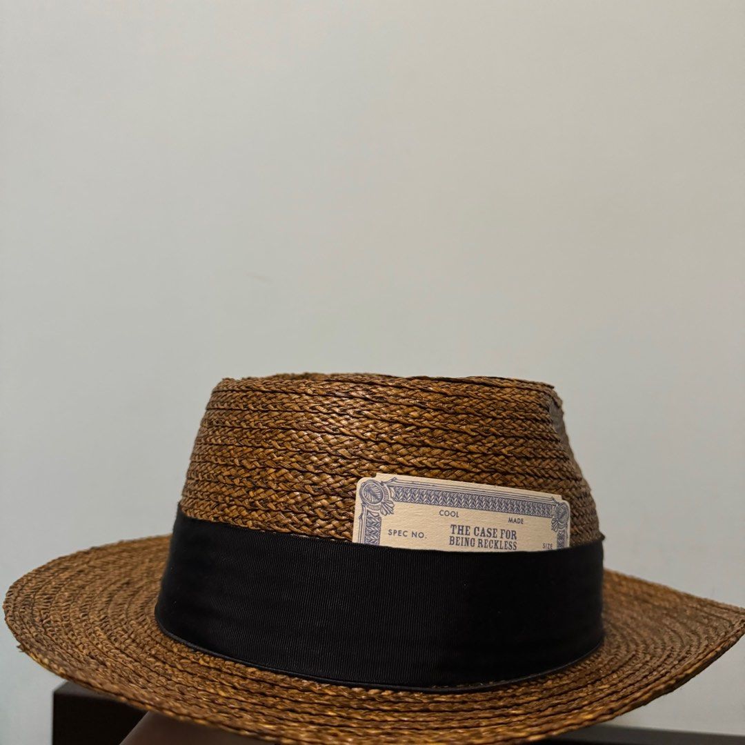 THE H.W.DOGu0026CO. PINCH STRAW HAT D-00404 - ハット