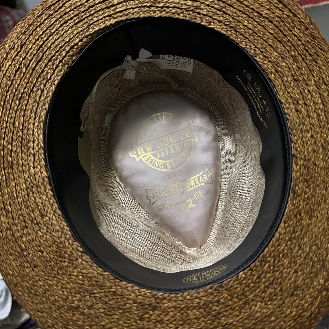 THE H.W.DOGu0026CO. PINCH STRAW HAT D-00404 - ハット