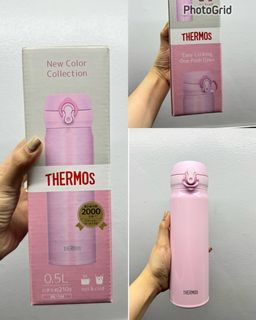 THERMOS BLUSH PINK ULTRA LIGHT Vacuum Insulated 0.5L One Push Tumbler 500 ml (ORIG PRICE:2,800)