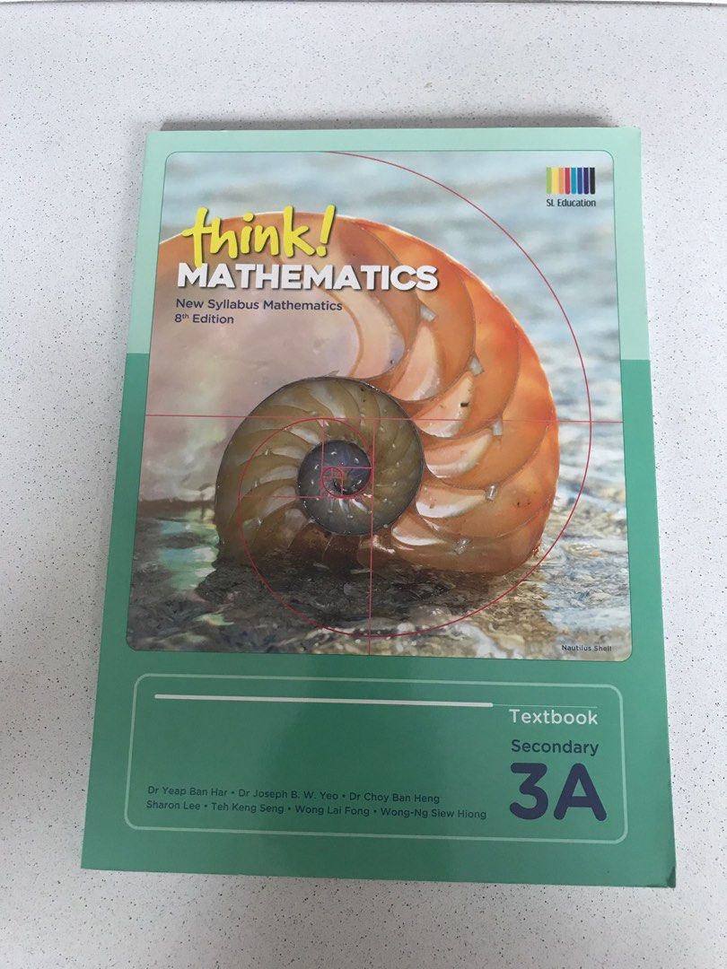 Think! Mathematics textbook 3A 3B, Hobbies & Toys, Books & Magazines ...