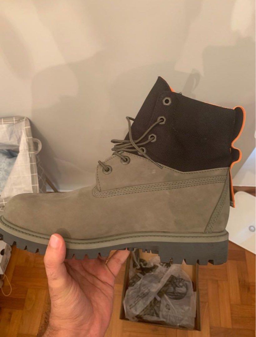 Timberland leather waterproof tread light boots khaki colour