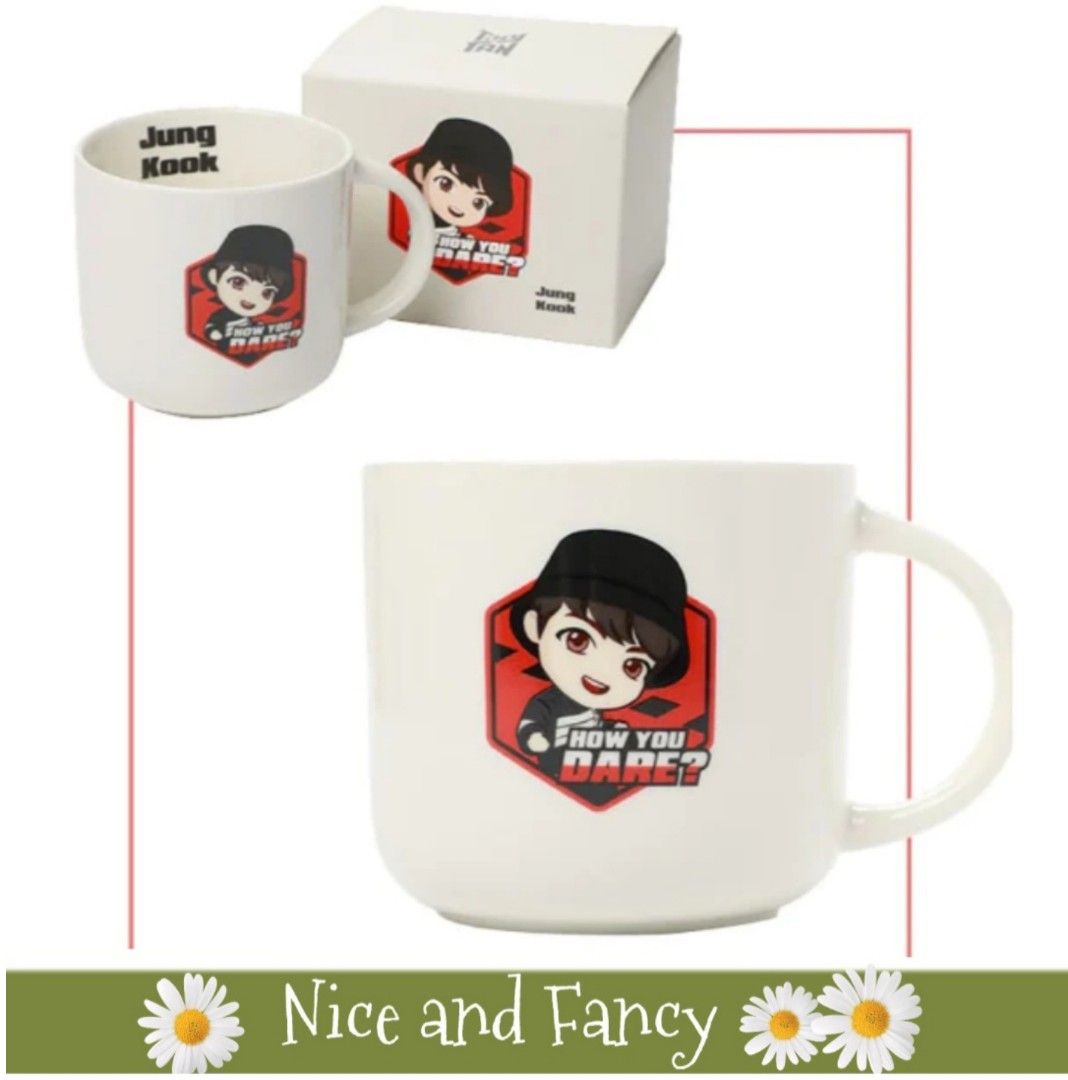 TinyTan JUNGKOOK Mic Drop Mug (Category: Coffee & Tea Tableware) located in Quezon City. Submitted by niceandfancy (Listing ID 1279383592, Image 1). Description: .