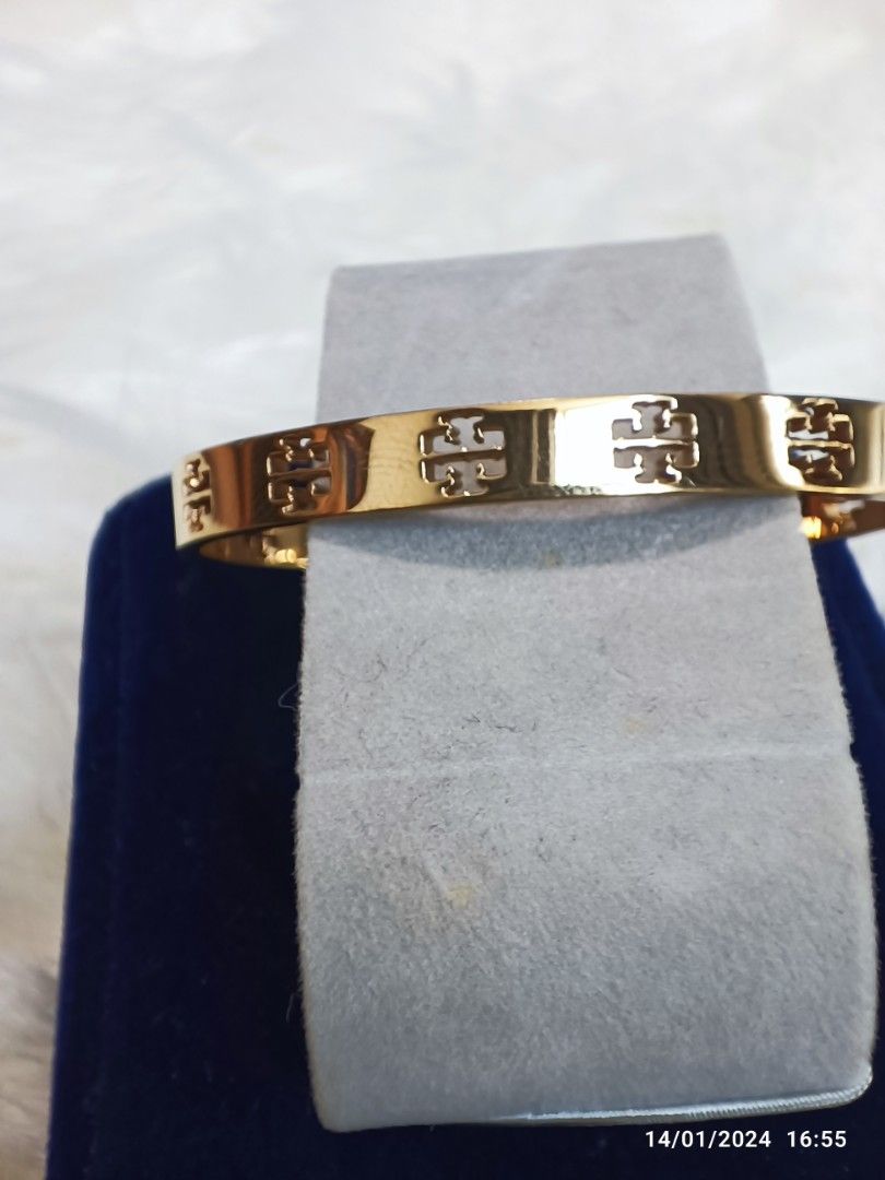 Tory burch pierced t cuff bracelet cheap