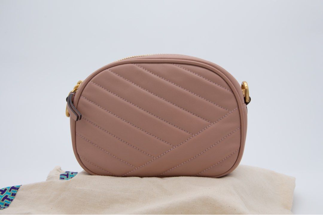Tory burch kira best sale camera bag pink moon