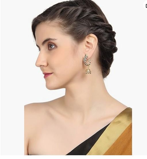 Gold outlet earrings jhumki