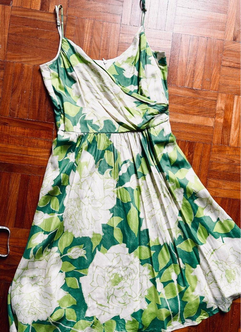 Trina Turk floral print silk dress