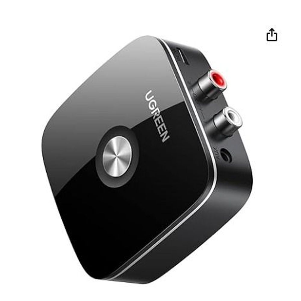 UGREEN Bluetooth 5.0 Receiver 3.5mm Aux 2RCA Jack Wireless Music