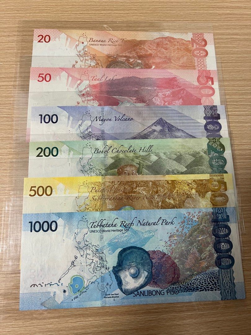 補版菲律賓UNC比索一套, 名牌, 飾物及配件- Carousell