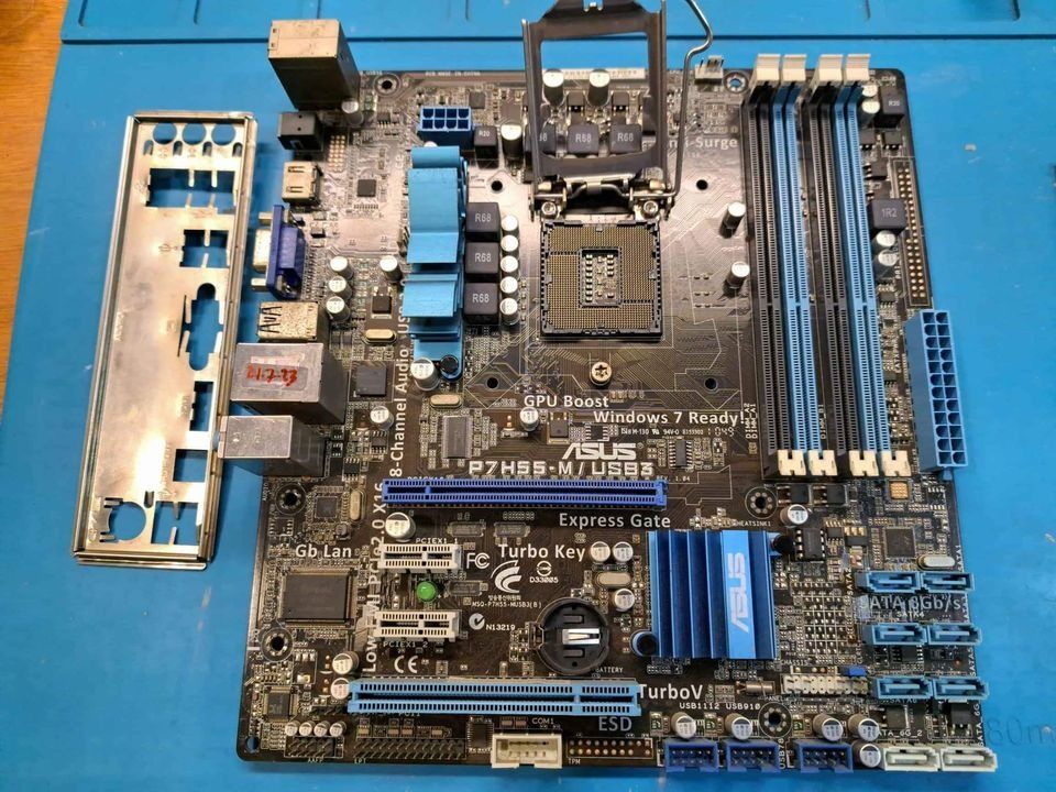 Used Asus P7H55M socket 1156 motherboard mATX Computers Tech