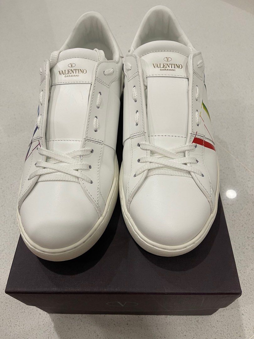 Rainbow valentino shoes top