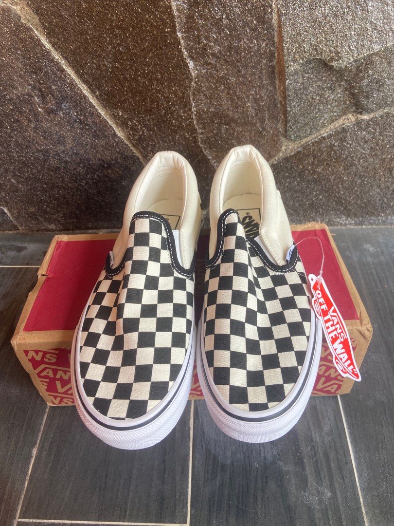 Vans slip on checkerboard 39 store