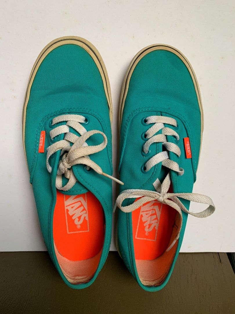 VANS teal Blue WOMENS US 6.5 MEN US5