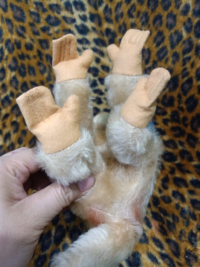 VERY BEAUTIFUL VINTAGE IMPORTED MOHAIR HYPER REALISTIC MONKEY PLUSH ...
